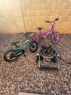 16 inch and 20 inch bikes