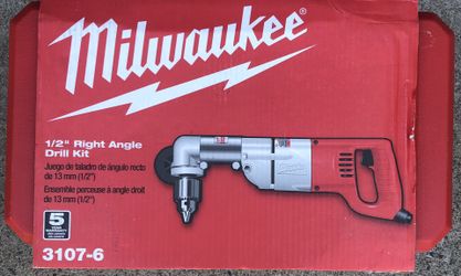 Brand new Milwaukee 1/2” right angle drill kit