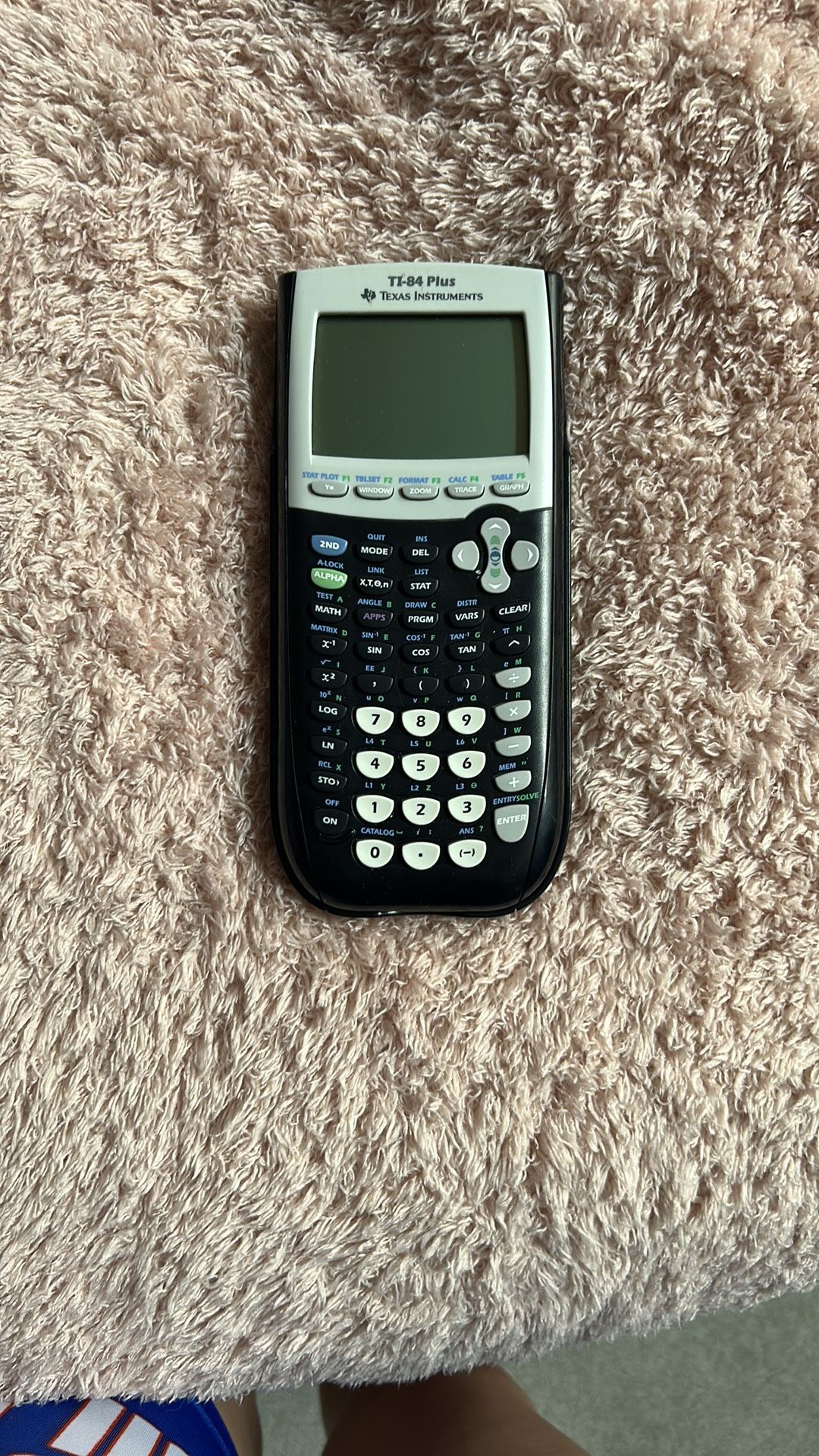 Texas Instruments TI-84 Plus Black and White Calculator