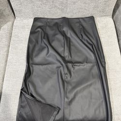 Leather skirt