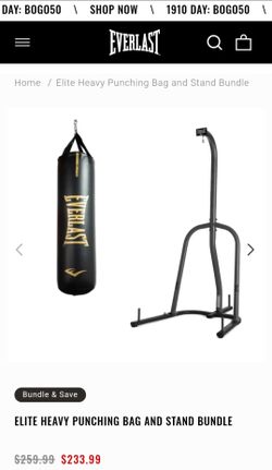 Elite Heavy Punching Bag and Stand Bundle