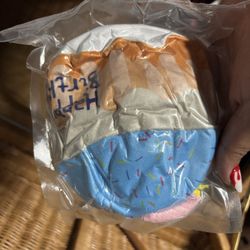 Happy Birthday Dog Toy 