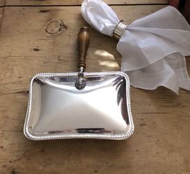 Silverplate Crumb Butler