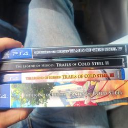 Trails Of Cold Steel 1-4 Up For Trade 