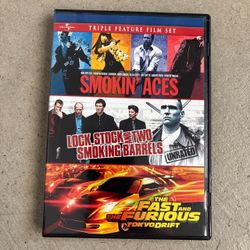 Action Bundle: Fast & Furious Tokyo Drift + Lock Stock + Smokin’ Aces