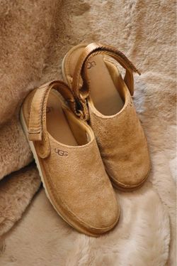 UGG Suede Slip-On Clogs
