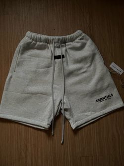 Fear of God Essentials Light Oatmeal Sweat Shorts Size M