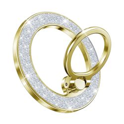 Brand New Magnetic Phone Ring Holder for MagSafe, Glitter Magnet Finger Ring Grip Stand, Compatible with PopS0ckets