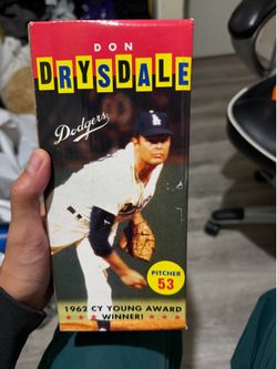 Don Drysdale Los Angeles Dodgers Bobblehead – 1962 Cy Young Award Winner