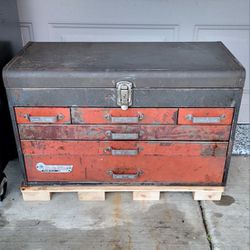 Vintage Remline Bench Top Tool Box Chest Cabinet Made In Chicago 