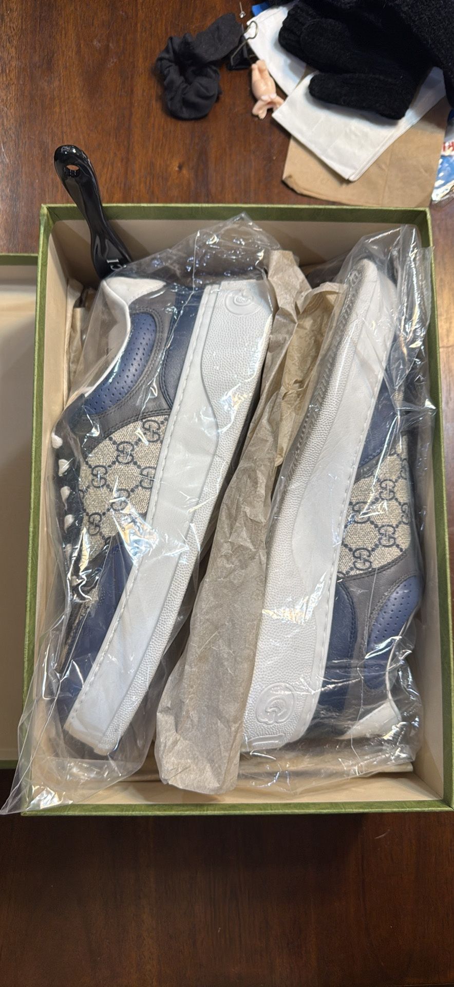 Size 13 Gucci GG Sneakers ONLY WORN ONCE price is somewhat negotiable