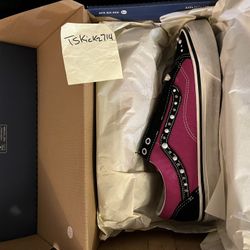 Vans OTW Old Skool 36 Pearlized Pack Pink Black Sz 9.5