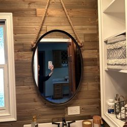 Mirror with Rope attached