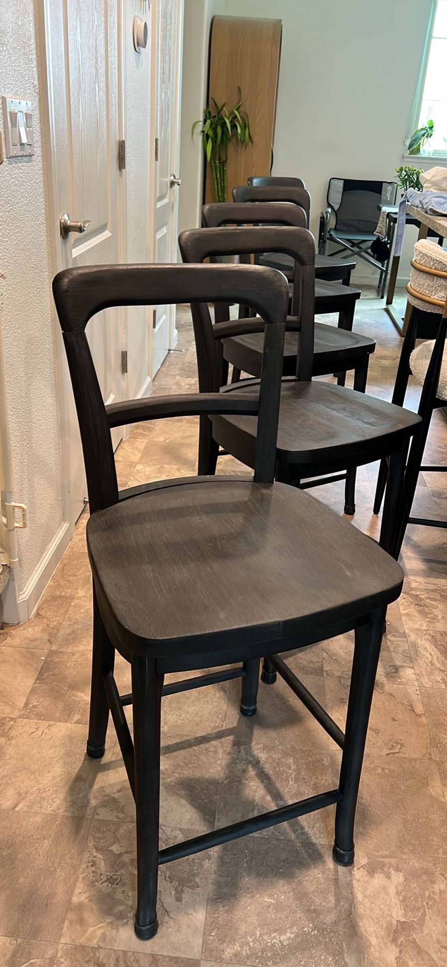 pottery barn cline counter stools for sale
