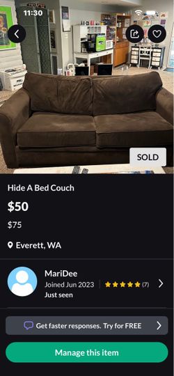 Couch hide a bed