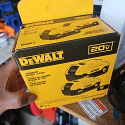 2 Dewalt 20v