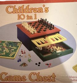 Collectors 2003 FUNDEX 10 in 1 Children's Game Chest Brand New In Box