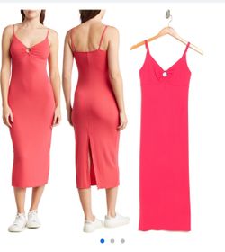 Melrose and Market Keyhole Midi Sexy Dress