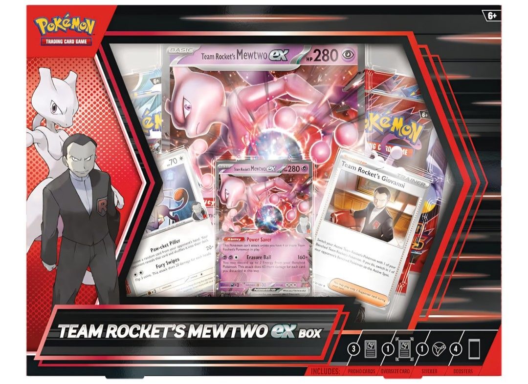 Team Rocket's Mewto EX Box