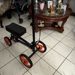 Almost New Knee Scooter For Post Foot Surgery Or Sprains $80