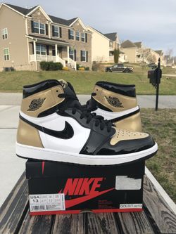 Jordan 1 Gold toe