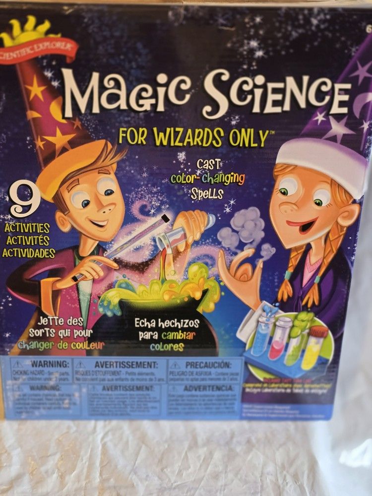 Kids Game Magic Science Open Box