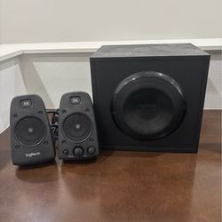 Logitech Z623 speaker system.