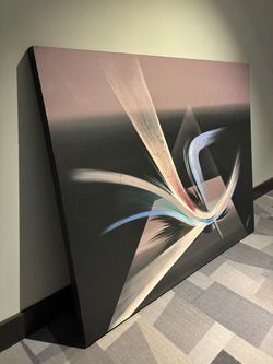 Lee Reynolds Burr Abstract Oil on Canvas