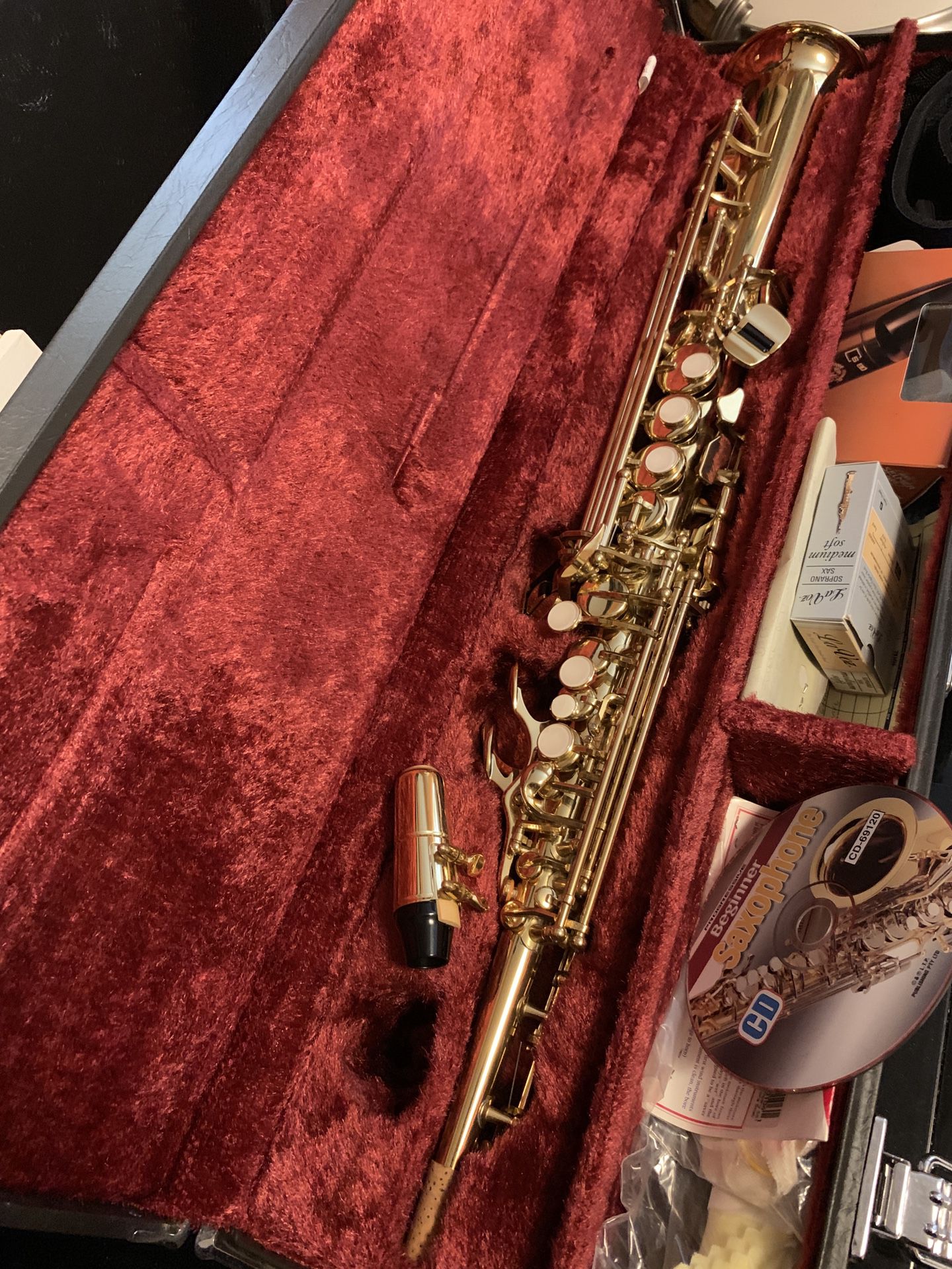 Yamaha soprano saxophone. Mint condition.