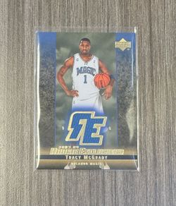 2003 Tracy McGrady Rookie Exclusives Game Worn Patch
