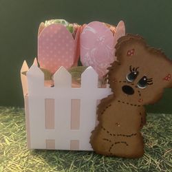 Lollipop Flower Holder Box Die
