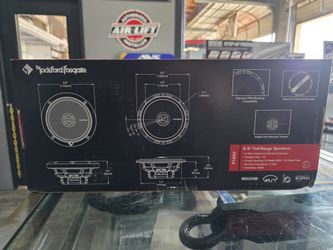 Rockford Fosgate P1650 Full Range Speaker Set 6.5 