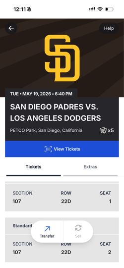 Padres vs Dodgers