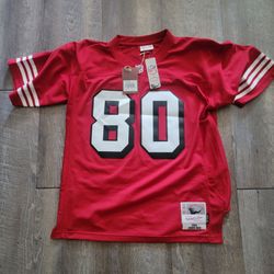 Jerry Rice 49ers Jersey San Franciaco throwback Mitchell Ness