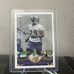 2013 Topps Football Xavier Rhodes Rookie Card