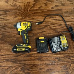 DeWALT Impact Drill with two Batteries & Charger