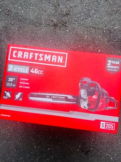 CRAFTSMAN S205 46-cc 2-cycle 20-in Gas Chainsaw