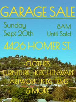 Garage Sale! Sunday Only