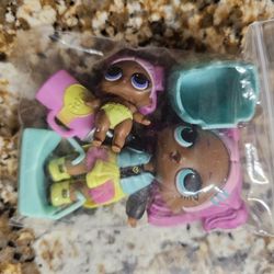 Lol Surprise Dolls & Little Sister (2) Read Description