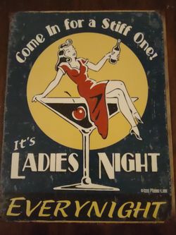 Tin Sign