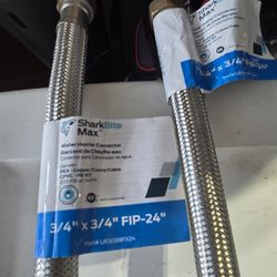 Sharkbite water heater connector 3/4 24''