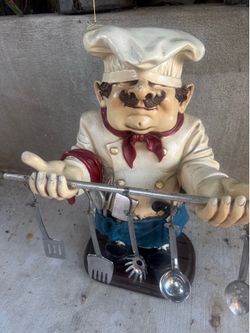 Chef statue
