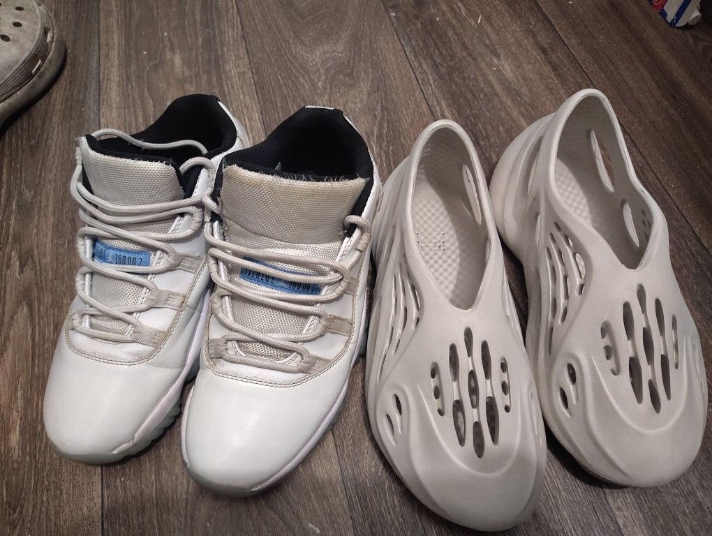Jordan 11s And Foam Runners