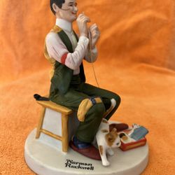 Norman Rockwell “Man Threading Needle”Figurine