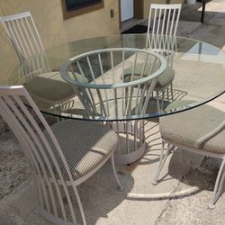 Glass Dining Table 
