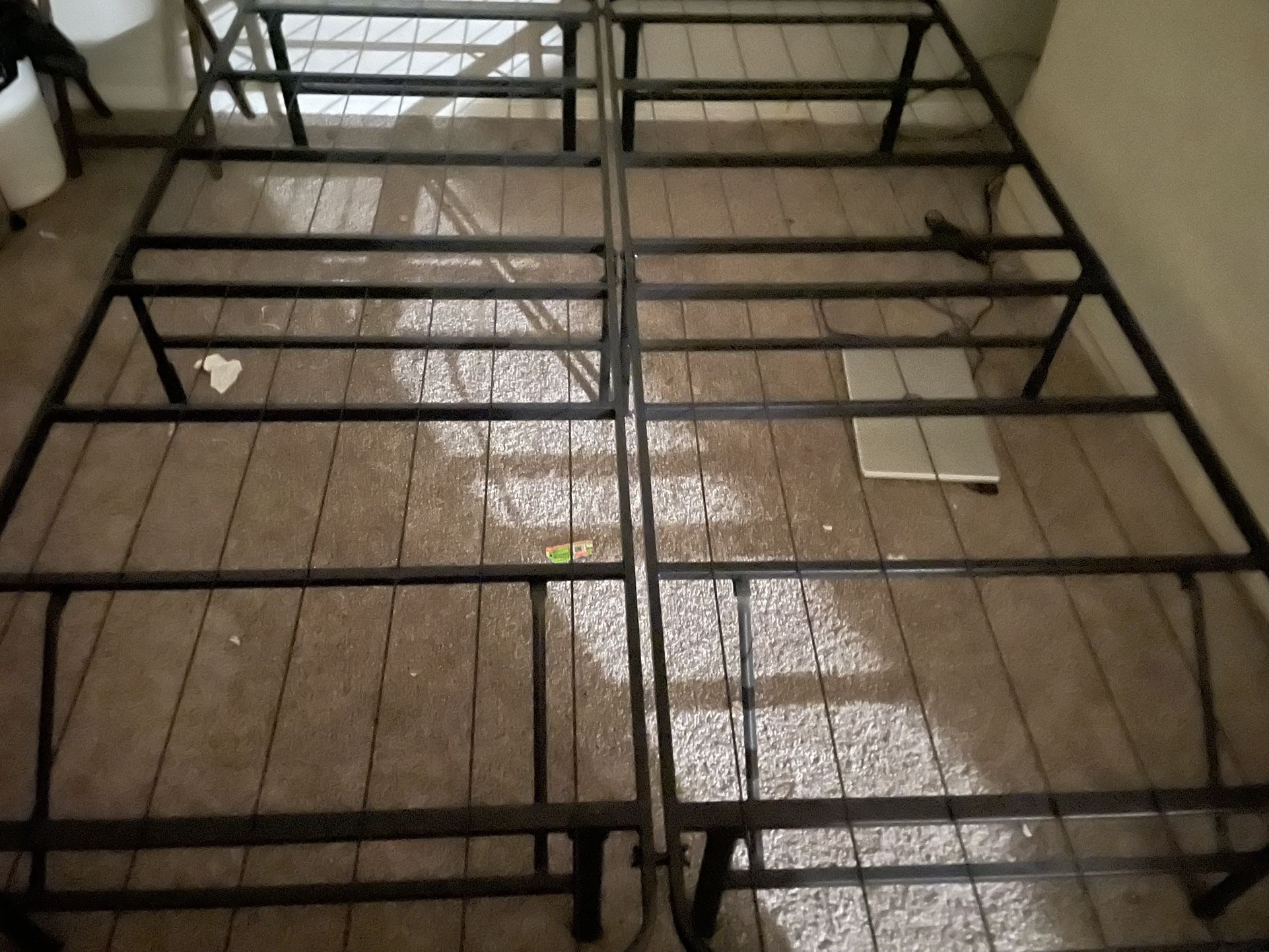 Free Foldable Queen Size Bed Frame. 