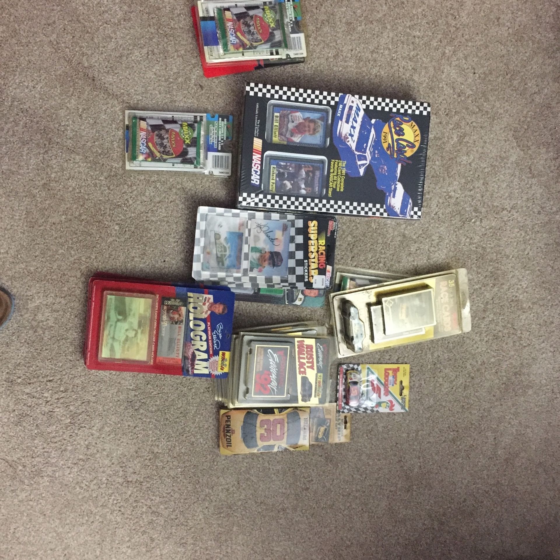 NASCAR Racing Super Lot Trading Cards Collection Packs Cars