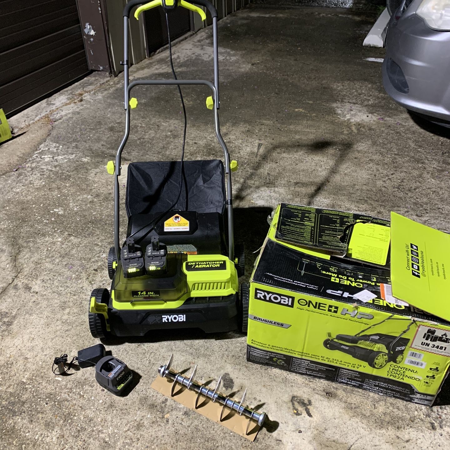 ryobi dethatcher