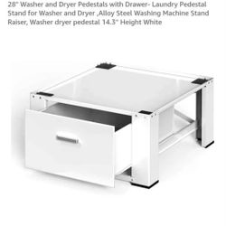 Washer pedistal NEW ONLY HAVE 1 ASSEMBLY REQUIRED