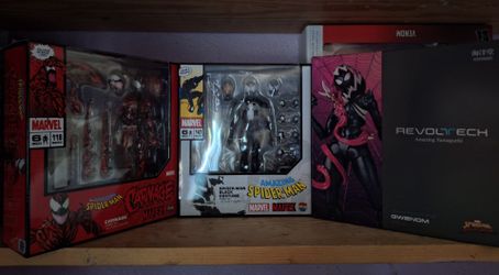 Mafex/Revoltech Symbiote Trio